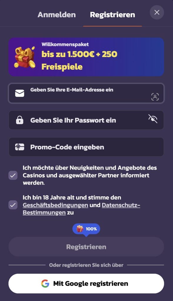 coolzino casino registrieren